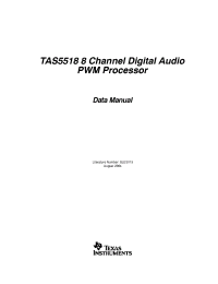 Datasheet TAS5518 manufacturer TI