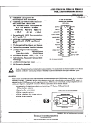 Datasheet TCM4110 manufacturer TI