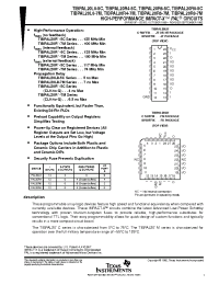 Datasheet TIBPAL20R4-7M manufacturer TI