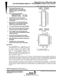 Datasheet TIBPAL22VP10-25MWB manufacturer TI