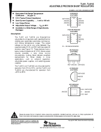 Datasheet TL431 manufacturer TI