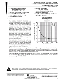 Datasheet TLC2201A manufacturer TI