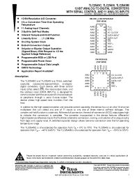 Datasheet TLC2543EVM manufacturer TI
