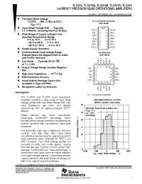 Datasheet TLC274CPW manufacturer TI