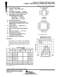 Datasheet TLC27L7MD производства TI
