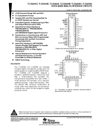 Datasheet TLC32044CFNR manufacturer TI