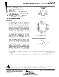 Datasheet TLC3702CPWLE manufacturer TI