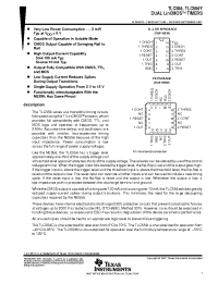 Datasheet TLC556CDR manufacturer TI