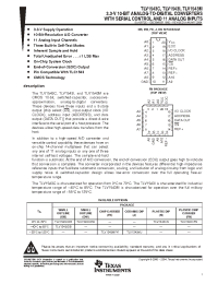 Datasheet TLV1543 manufacturer TI