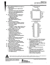 Datasheet TMS370C020A manufacturer TI