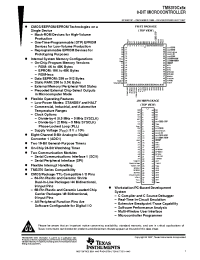 Datasheet TMS370C456A manufacturer TI