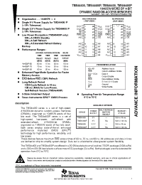 Datasheet TMS44400-10 manufacturer TI
