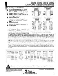 Datasheet TPS2056AD manufacturer TI