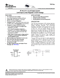 Datasheet TPS71518DCKR manufacturer TI