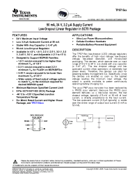 Datasheet TPS71530QDCKRQ1 manufacturer TI
