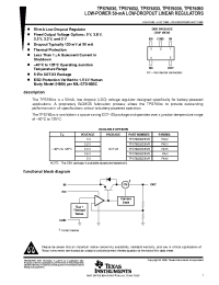 Datasheet TPS76030DBV manufacturer TI