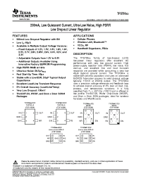 Datasheet TPS79918YZUR manufacturer TI