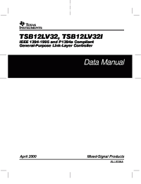 Datasheet TSB12LV32I производства TI