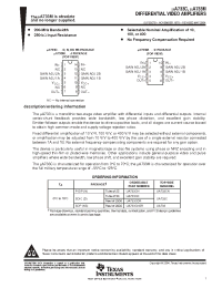 Datasheet UA733CN производства TI