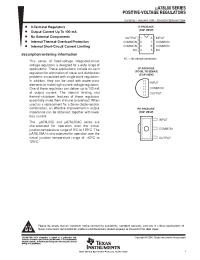 Datasheet UA78L05AIPK manufacturer TI