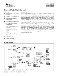 Datasheet UC1843JQMLV manufacturer TI