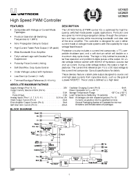 Datasheet UC2823N manufacturer TI