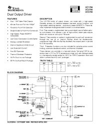 Datasheet UC3706DWTR manufacturer TI