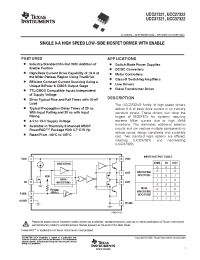 Datasheet UCC27321DR manufacturer TI