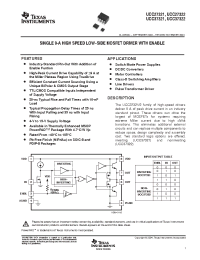 Datasheet UCC27322DGN manufacturer TI