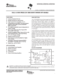 Datasheet UCC27425DGNR manufacturer TI