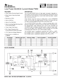 Datasheet UCC2804D/70021 manufacturer TI