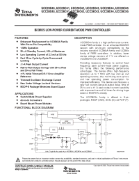 Datasheet UCC28C40DGK manufacturer TI