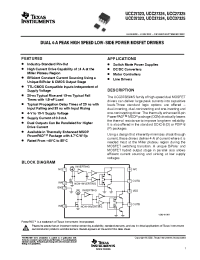 Datasheet UCC37323DR manufacturer TI