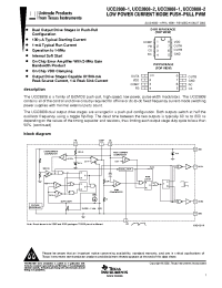 Datasheet UCC3808DTR-1 manufacturer TI