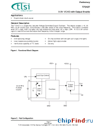 Datasheet T73127/DW manufacturer TLSI