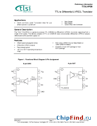 Datasheet T73LVP20S1X manufacturer TLSI