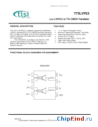 Datasheet T73LVP23S2X manufacturer TLSI