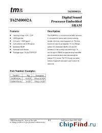 Datasheet T62M0002A-J manufacturer TMT