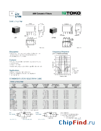 Datasheet ALFY455G manufacturer TOKO