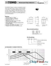Datasheet FSLM2520-390-J производства TOKO