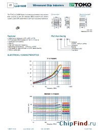 Datasheet LLQ1608-A4N7 manufacturer TOKO