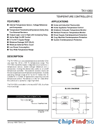 Datasheet TK11050MTL производства TOKO
