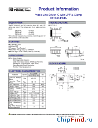 Datasheet tk1544468 manufacturer TOKO
