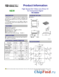 Datasheet tk15453v manufacturer TOKO