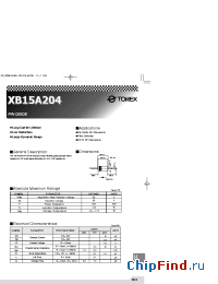 Datasheet XB15A204 manufacturer Torex
