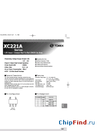 Datasheet XC221A1200 manufacturer Torex