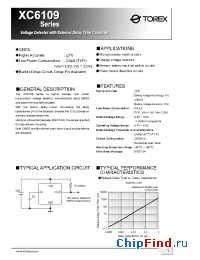 Datasheet XC6109C09ANR manufacturer Torex