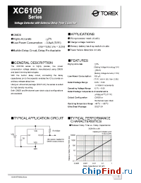 Datasheet XC6109C11ANL manufacturer Torex