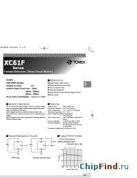 Datasheet XC61FN2542LR manufacturer Torex