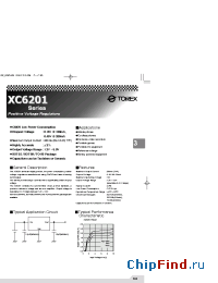 Datasheet XC6201P352ML manufacturer Torex